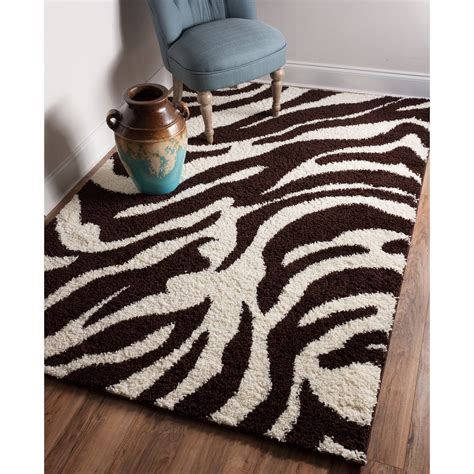 small zebra print rug